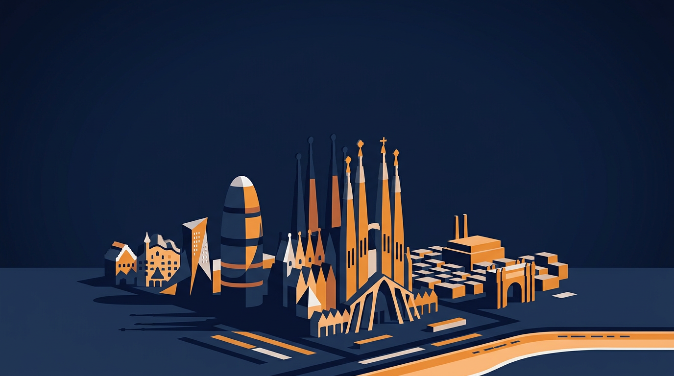 Barcelona skyline