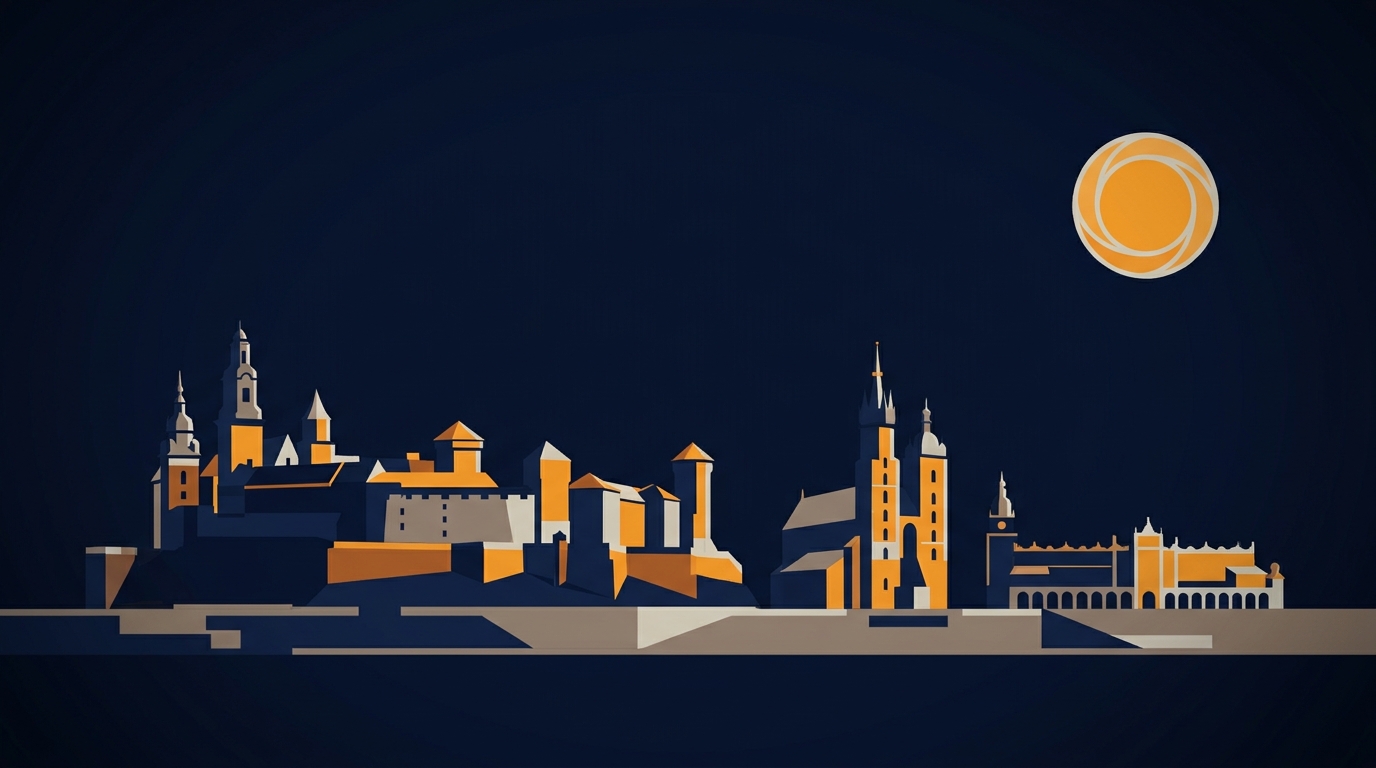 Krakow skyline